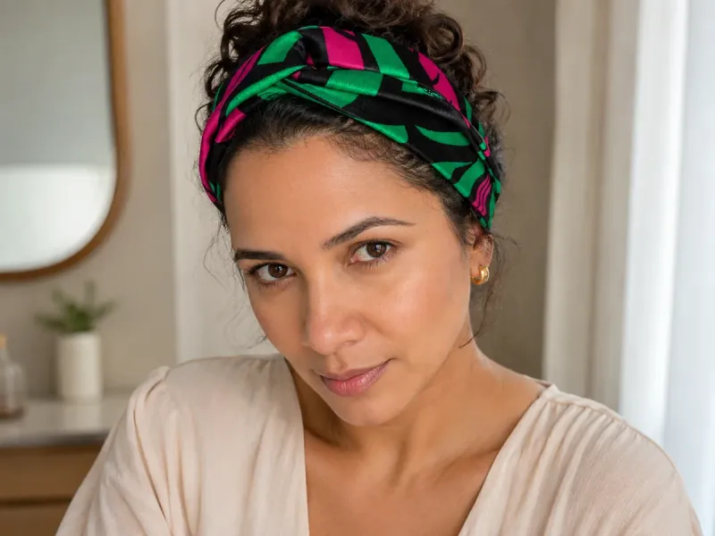 Tiara Tropical Preto e Pink